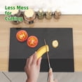 thumbnail image 4 of Acrylic Cutting Board with Counter Lip 60% Thicker/  Free & Food-Safe Kitchen Tool Ideal for Home Use, 4 of 7