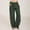 Olive Green, variant on Babysbule Long Pants for Women Women's Casual Trousers Solid Drawstring Waist Long Pants With Pocket