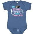 thumbnail image 3 of Inktastic My Sister Graduated with Cap and Arrows Girls Baby Bodysuit, 3 of 5