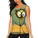thumbnail image 1 of Balery Quirky Cartoon 123 Camiseta sin mangas estampada ligera para mujer, tops de entrenamiento sin mangas, camisetas de yoga transpirables de secado rápido.-Small, 1 of 7