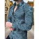 thumbnail image 1 of Camisas sociales vintage de manga larga para hombres, camisas casuales de gran tamaño, blusas con botones y estampado de tigre, ropa para hombres, ropa para fiestas al aire libre, 1 of 6