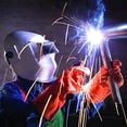 thumbnail image 3 of Sellstrom Welding Helmet - Passive - Nylon - Lift Front  - 2" x 4.25" Viewing Area - Shade 10 - Ratcheting Headgear - Silver - 290 Series, 3 of 3