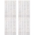 thumbnail image 1 of 4 hojas doradas para álbum de recortes, pegatinas mensuales en inglés, pegatinas de PVC para papelería., 1 of 6
