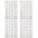 thumbnail image 1 of 4 hojas doradas para álbum de recortes, pegatinas mensuales en inglés, pegatinas de PVC para papelería., 1 of 6