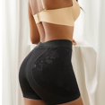 thumbnail image 4 of BLTIBY Women Butt Lifter Thicker Padded Shapewear Lace Underwear Seamless Fake Hip Enhancer Knickers Tummy Control Body Shaper Shorts Black S, 4 of 6