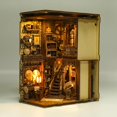 thumbnail image 2 of Kit Book Nook THRIVINGIVAN Rompecabezas 3D de Madera con Luz LED, 2 of 7