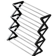 thumbnail image 2 of Zapatero organizador de 4 niveles con forma de 42 x 18,5 x 49,5 cm, fácil de encontrar y con visibilidad, elegante y multifuncional, con ventilación. Negro, 2 of 8