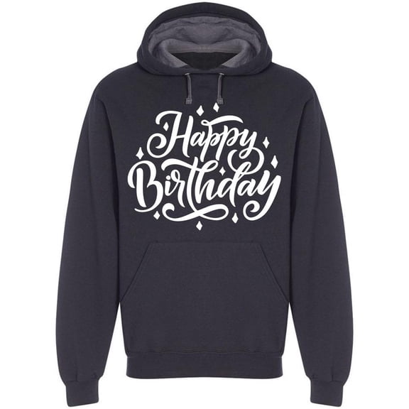 Happy Birthday Stars Hoodie Men's -Image by Shutterstock