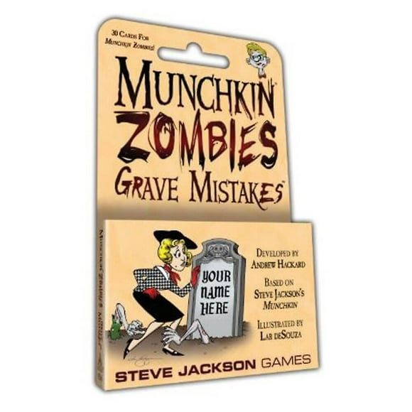 Munchkin Zombies Grave Mistakes Card Game