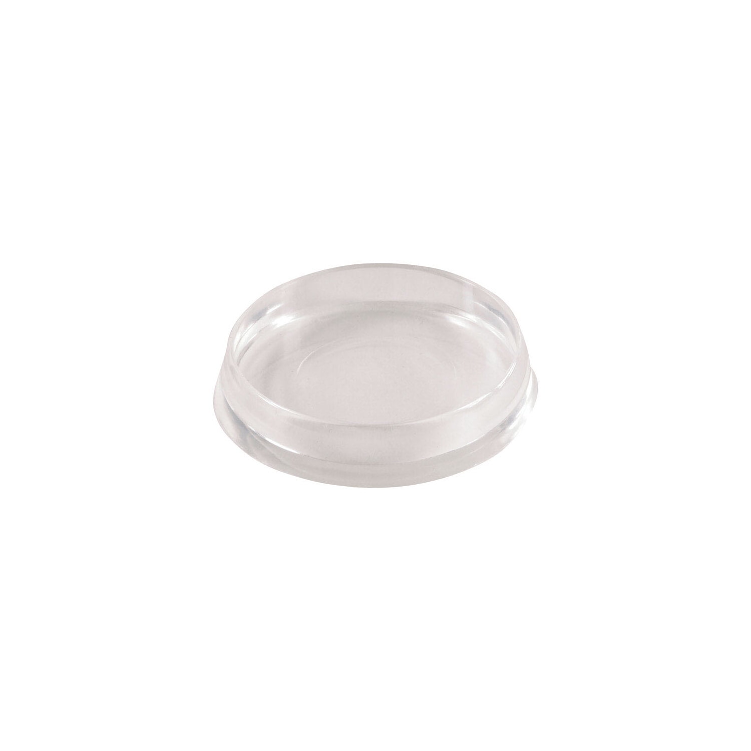 Shepherd Plastic Caster Cups Clear Round 4 pk