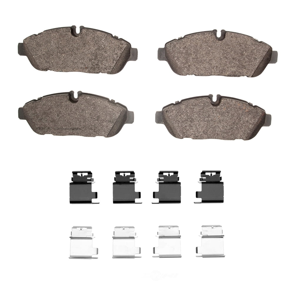 Dynamic Friction Company 1551-2301-01 DFC 5000 Advanced Brake Pads - Semi Metallic and Hardware Kit