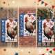 thumbnail image 5 of Independence Day Garden Flag Arrival Digital Printed Linen Flag Outdoor Yard Decoration, 5 of 6
