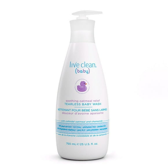 Live Clean Baby Soothing Oatmeal Relief Tearless Baby Wash