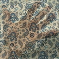 thumbnail image 3 of Paisley Tulle Curtains with Rod Pocket, Colorful Vintage Floral Teardrop Oriental Paisley Retro Design, Sheer Drape for Wedding Party 2 Panels, 7 Sizes, Yellow Blue Cream, by Ambesonne, 3 of 3