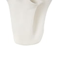 thumbnail image 5 of DecMode 10" Floral Abstract Floral Inspired Cream Ceramic Vase, 5 of 9