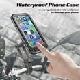 thumbnail image 4 of Soporte Impermeable para Teléfono de Bicicleta para Smartphones de 4 a 6,7 Pulgadas, Color Negro, 4 of 10