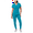Teal Blue, variant on Adar Pro Modern Athletic Scrub Set For Women - Modern V-Neck Scrub Top & Yoga Jogger Scrub Pants