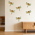 thumbnail image 5 of Elainilye Metal Garden Wall Art Dragonfly Decor, Iron Wall Hanging for Villa Fence Outdoor, Rustproof Yard Art Sculpture, 5 of 6