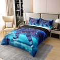thumbnail image 3 of Erosebridal Ice Hockey 100% Cotton Comforter Cover Full,Ombre Gradient Bedding Full Size,Sports Theme Decor,Reversible,Lightweight,3pcs(No Comforter), 3 of 6