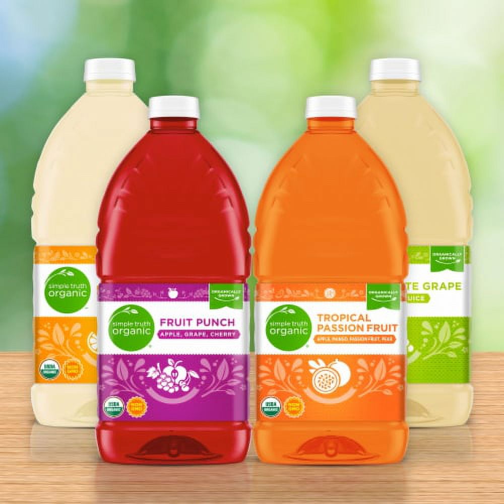 2X-Simple Truth Organic White Grape 100% Juice - 64 fl oz