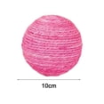 thumbnail image 2 of TNOBHG Interactive Toy Interactive Sisal Cat Scratching Ball Toy Bite-resistant Pet Toy for Stress Relief Exercise Cat Toy Ball, 2 of 8