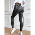 thumbnail image 3 of Leggins Mujer Mezclilla Unitalla Faja Alta Estilo Pantalón Mezclilla, 3 of 5