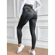 thumbnail image 3 of Leggins Mujer Mezclilla Unitalla Faja Alta Estilo Pantalón Mezclilla, 3 of 5