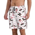 thumbnail image 2 of Fotbe Dachshund Dog Puppy Trajes de Baño Estampados para Hombre, Shorts de Verano de Secado Rápido, Ropa de Playa, Bañadores-Large, 2 of 6