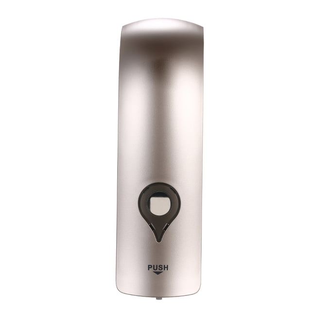 Dispensador de jabón 300ml Sin taladro Dispensador de jabón manual de una cabeza montado en la pared Gel de ducha para baño Soporte de champú líquido - Champagne Gold CHUANGDIAN Dispensador de jabón