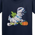 thumbnail image 4 of Inktastic Halloween Dinosaur Mummy Youth T-Shirt, 4 of 5
