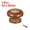 Brown, variant on Unique Bargains Round Pull Knob Handle 35mm Dia Furniture Bedroom Kitchen Drawer 5 Pack