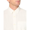 thumbnail image 3 of Camisa de lino GAP para hombre, manga larga, corte estándar, color blanco roto, talla S, 3 of 3