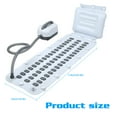 thumbnail image 4 of Mohsoe Bubble Spa Bath Mat | 6-Level Adjustable with Remote Control, 400W Bubble Machine (White), 4 of 9