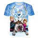 thumbnail image 4 of T-shirts à manches courtes pour hommes et filles, nouveau Style décontracté imprimé en 3D, série Disney Frozen, décoration, nécessités quotidiennes, 4 of 4