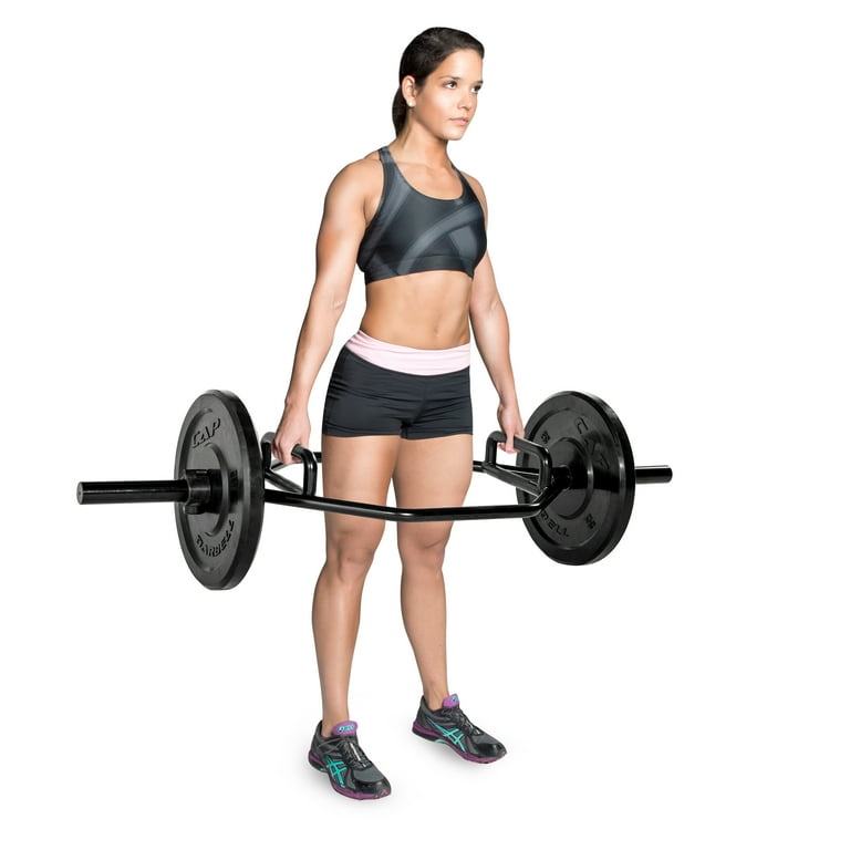 CAP Barbell Olympic 2 Inch Mega Hex Bar Black Walmart