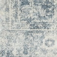 thumbnail image 3 of Nourison Astra Machine Washable 4' x Round Blue Ivory Vintage Indoor Rug, 3 of 9