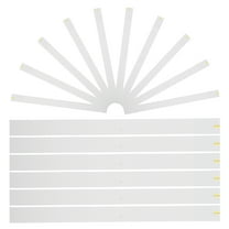 Masteelf 100pcs Paper Napkin Bands White Napkin Rings Self Adhesive Silverware Wraps Bands Table Setup Wedding Event Party Supplies