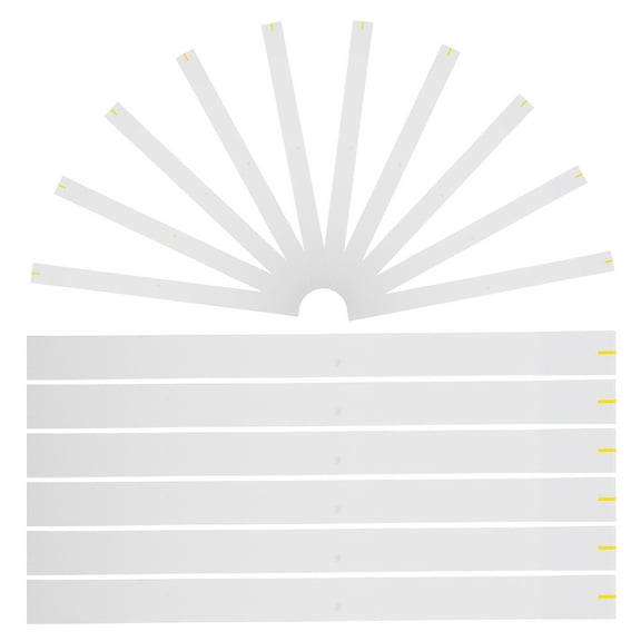 Masteelf 100pcs Paper Napkin Bands White Napkin Rings Self Adhesive Silverware Wraps Bands Table Setup Wedding Event Party Supplies