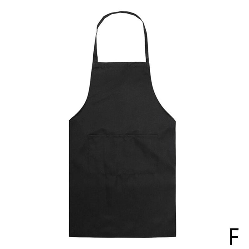 US NEW PLAIN APRON WITH FRONT POCKET CHEFS BUTCHERS KITCHEN COOKING CRAFT BAKING 