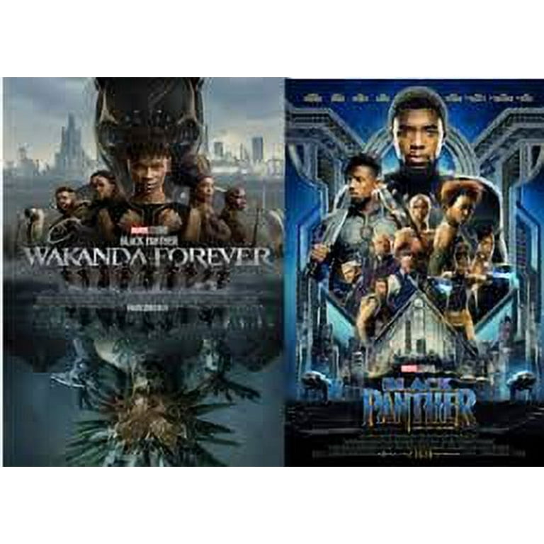 Black Panther 1 2 Collection Wakanda Marvel Studios Action Film DVD Walmart