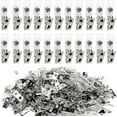 thumbnail image 4 of FZENeast 100PCS Metal Badge Clips with Strap Adapter Clips for Name Badge Holders, 4 of 7