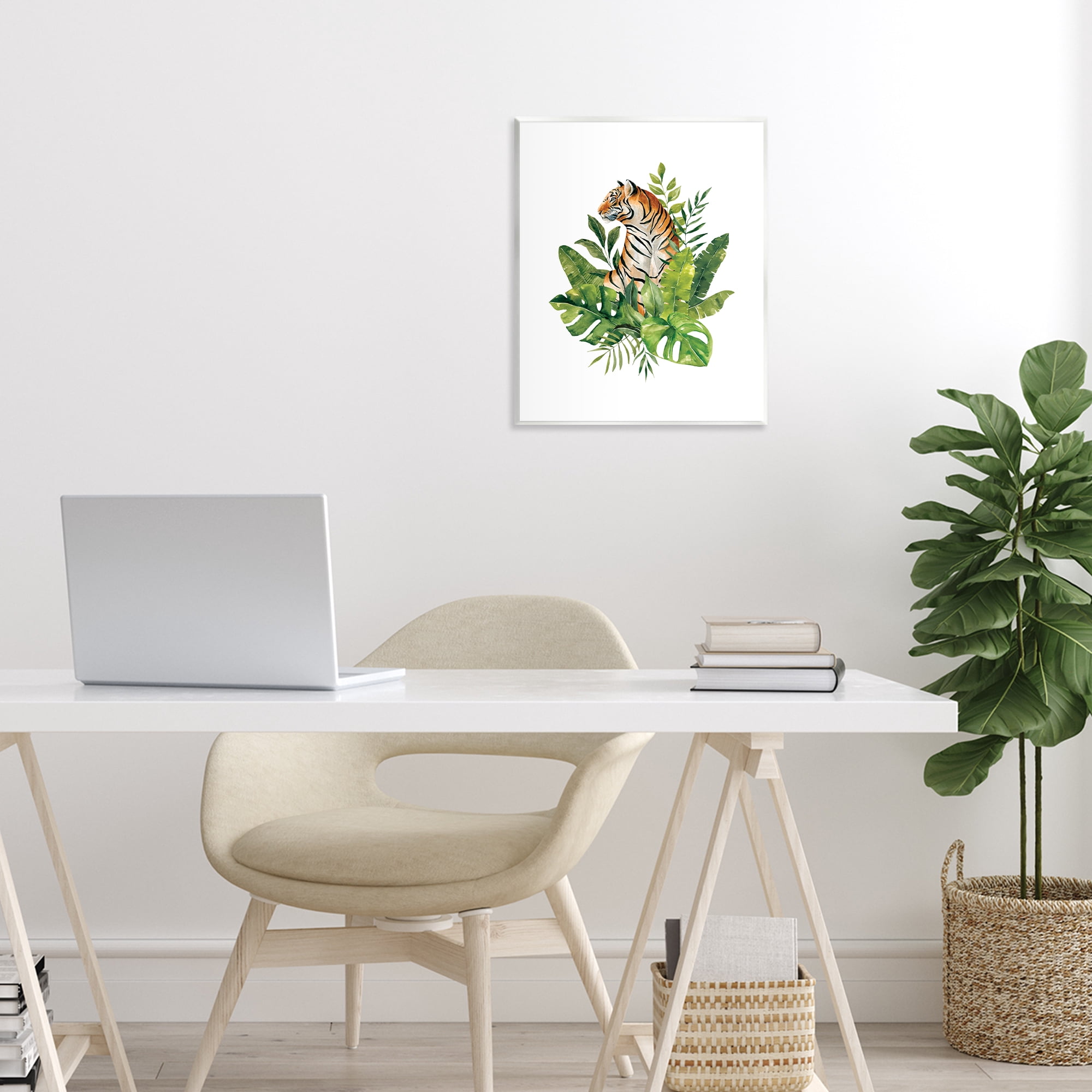 Stupell Industries Exotic Jungle Tiger Wall Plaque Art, design by Bethany Sandoval