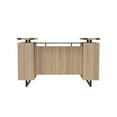 thumbnail image 4 of Safco Mirella Modern Wood Reception Desk in Sand Dune Beige Finish, 4 of 5