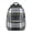 Grey-36, variant on Striped and Checkered Fusion Student Backpack - Ergonomic Comfort for College Commuters