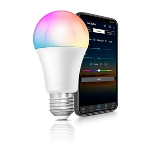 Lámpara de música inteligente RGB, altavoz de color RGB E27 de 24W, bombillas  inalámbricas, luz que cambia de Color musical, características mejoradas