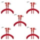 thumbnail image 3 of Methold Cable de carga rápida Reemplazo del cable de datos de doble codo para la interfaz micro USB del teléfono móvil Android, rojo, 1 m Rojo 1M 5Conjunto, 3 of 6