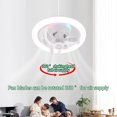 Tnobhg Ceiling Fan Light with Remote Control 3 Wind Speeds Low Noise