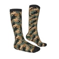 thumbnail image 3 of Fotbe Camouflage Rabbit print Women's Men's Novelty Crew Socks Cotton Socks Knee High Socks for Walking,Running,Nurses,Pregnancy, 3 of 8