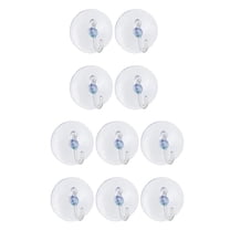 10x WINDOW SUCTION CUP HOOKS 40/50mm SUCKER HANGER Hanging Plastic Small