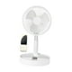 thumbnail image 1 of Ventilador de pedestal oscilante portátil, ventilador de pedestal telescópico, ventilador de escritorio plegable, altura Blanco, 1 of 9